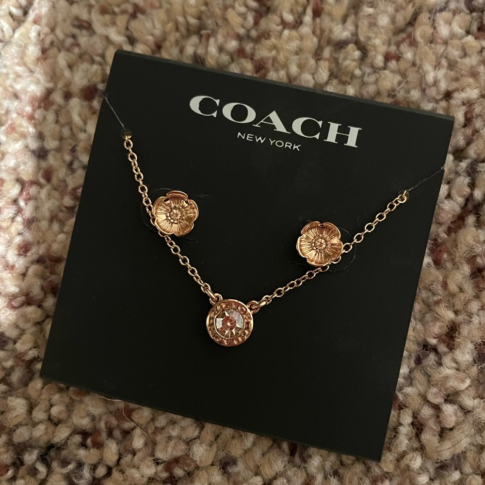 Coach Jewelry Set.